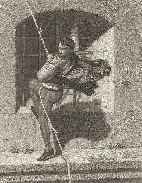 Benvenuto Cellini's Flight from Castel Sant'Angelo